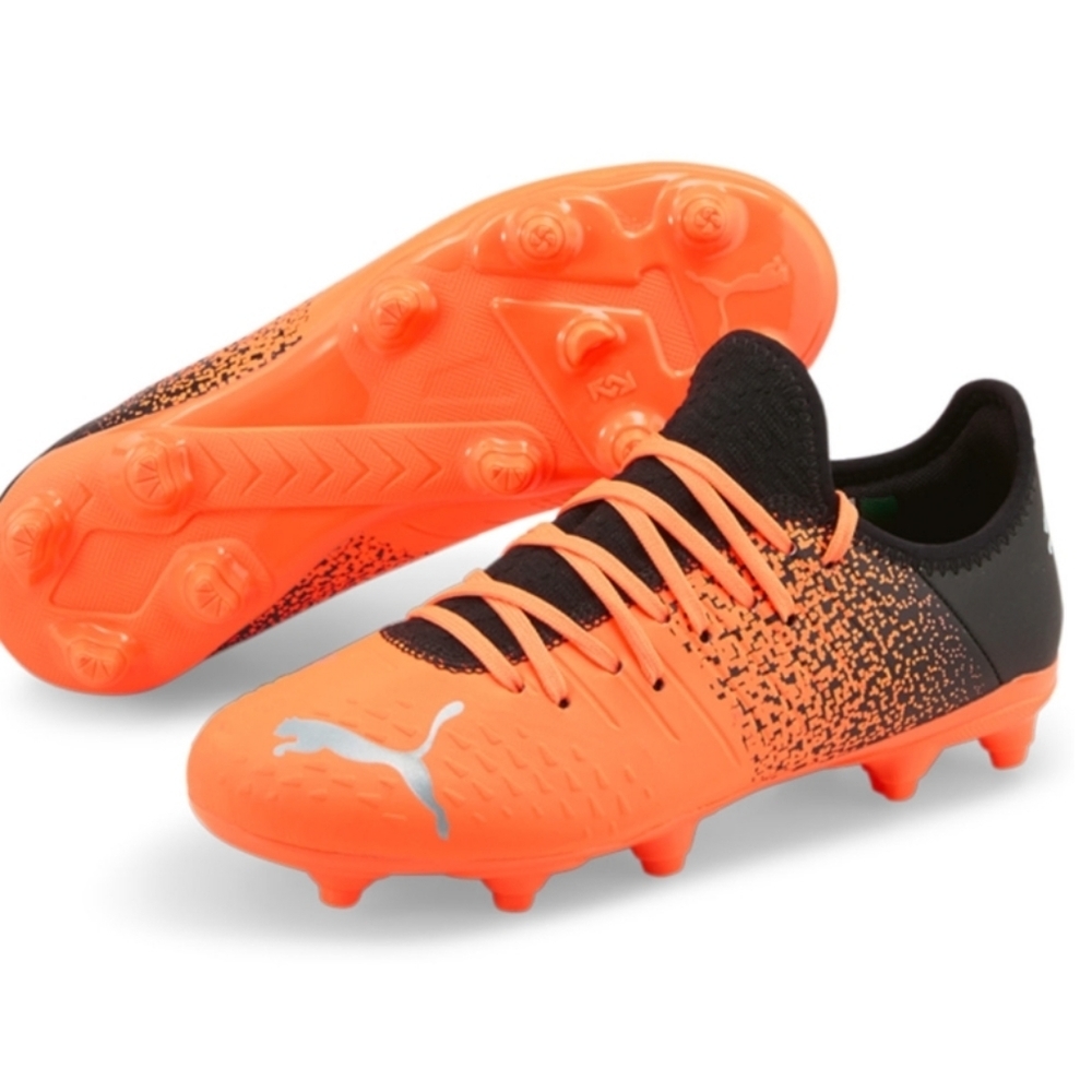 PUMA FUTURE 4.3 FG/AG JR (ORANGE/BLACK) Size 5.5